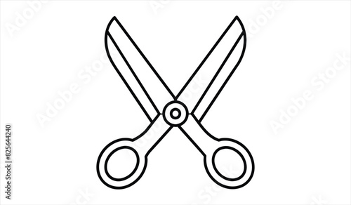 Cutting scissors icon