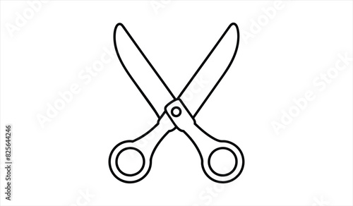 Cutting scissors icon