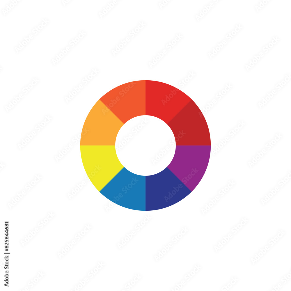 Pie chart icon flat vector illustration. Pie chart icon flat vector illustration.
