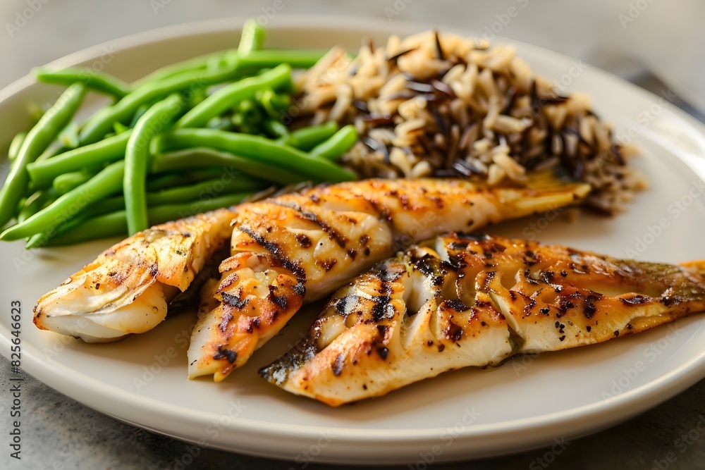 Balanced Dinner Plate for Seniors Managing Obesity and Diabetes Balanced Dinner Plate for Seniors Managing Obesity and Diabetes