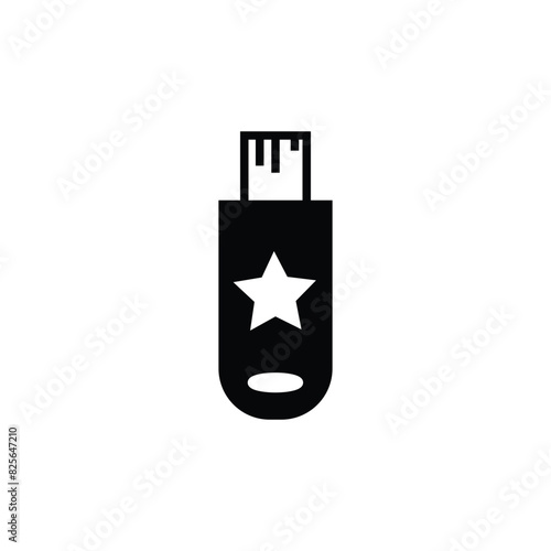 usb flash drive vector type icon