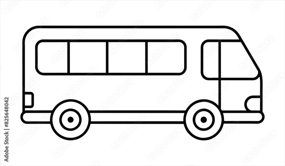 illustration of a bus illustration of a bus