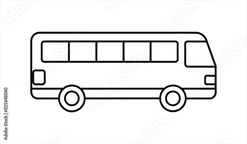 bus vector icon