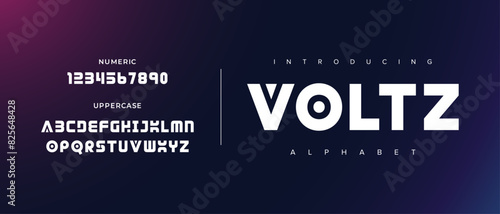 Claude creative geometric modern urban alphabet font. Digital abstract futuristic, fashion, sport, minimal technology typography. Simple numeric vector illustration