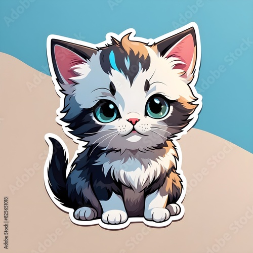 고양이 반려묘 스티커 lovely 파스텔 컬러 배경 귀여운 깜찍한 cat 냥냥이 개냥이 멍냥이 댕냥이 애묘 sticker 고양이스티커