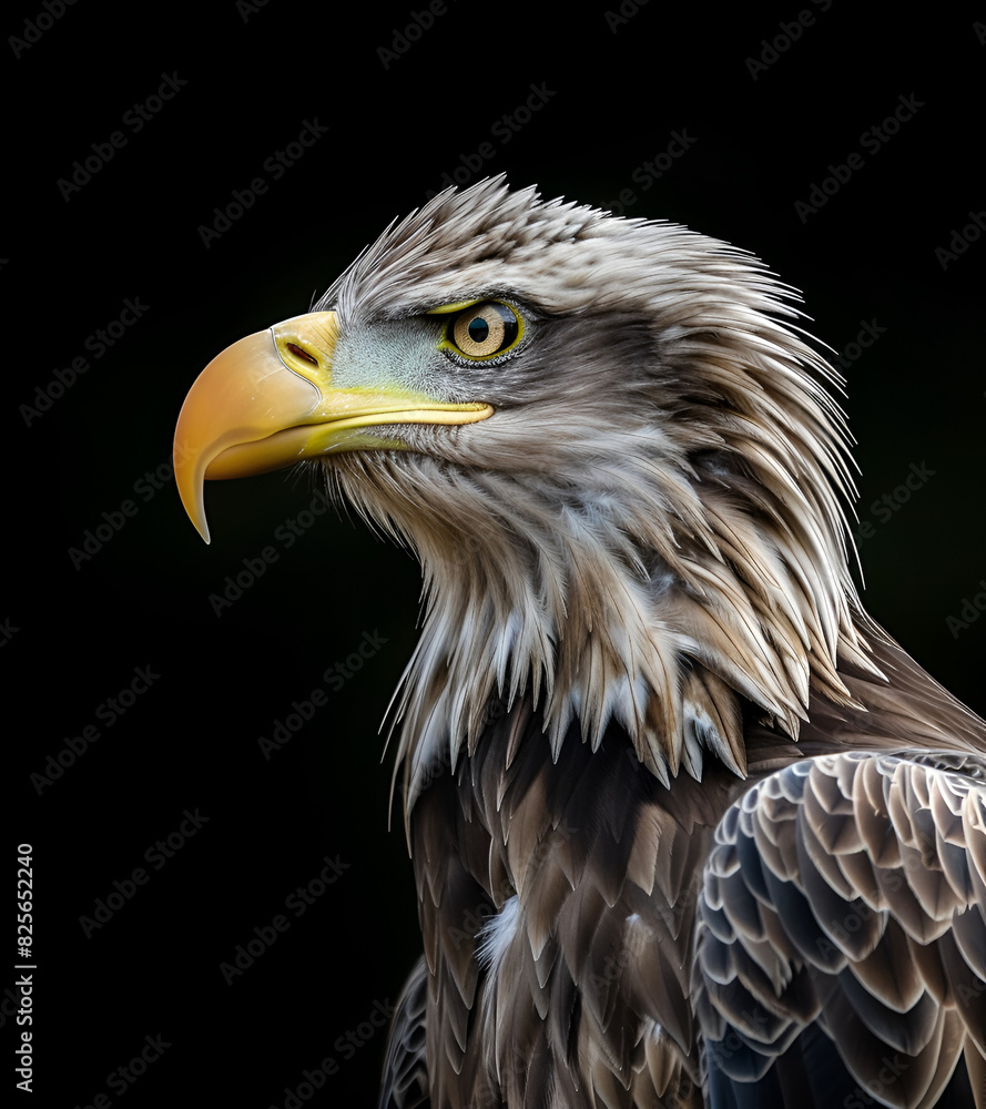 Obraz premium Photo close up White-tailed eagle