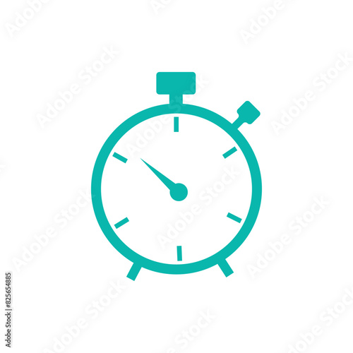 Free Download Stopwatch icon in trendy flat design - GFXLoad