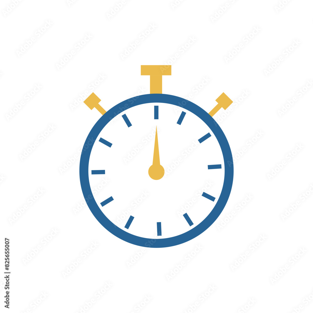 Flat timer icon Symbol Vector Illustration Flat timer icon Symbol Vector Illustration