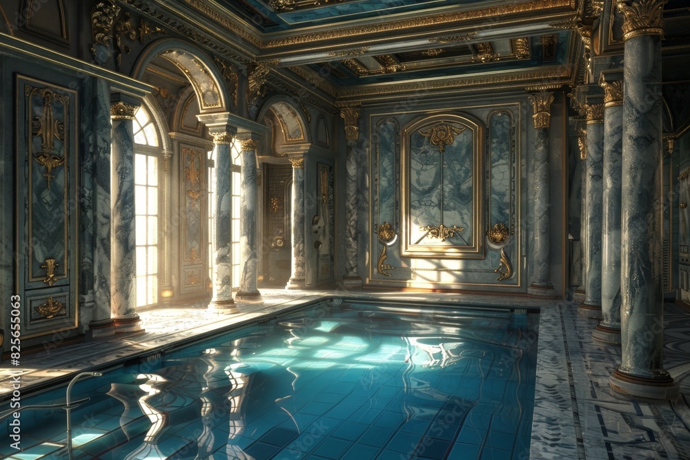 Fototapeta premium Classical Indoor Pool