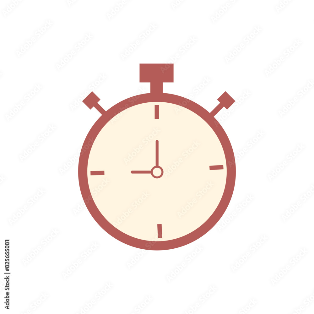 Flat timer icon Symbol Vector Illustration Flat timer icon Symbol Vector Illustration