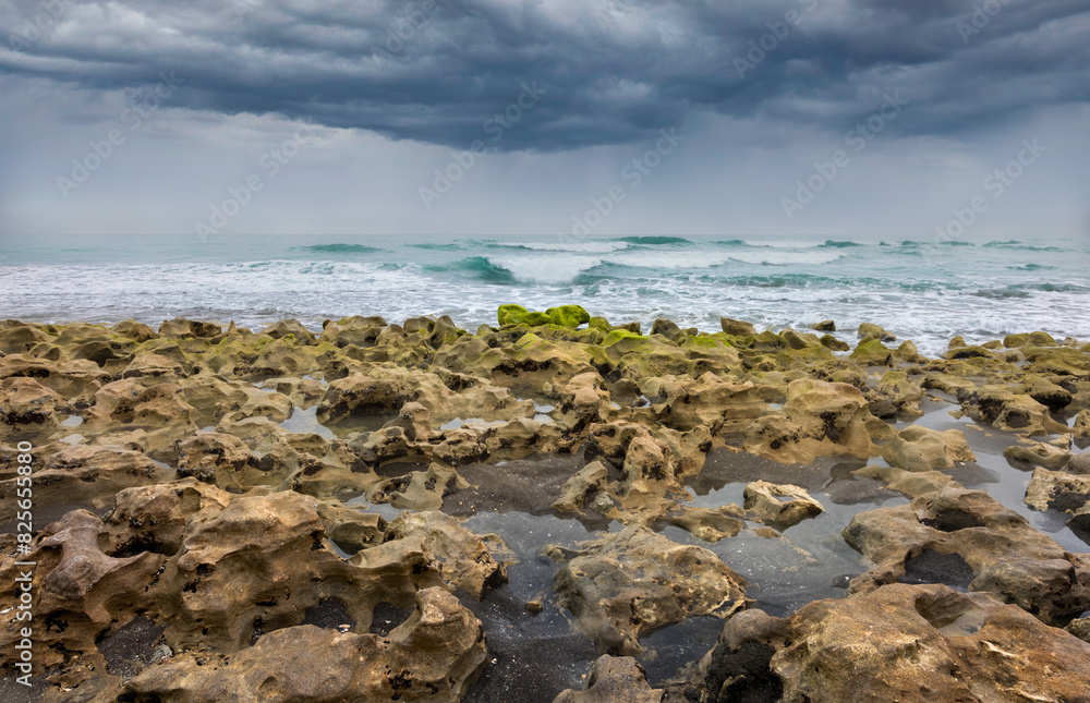 This dramatic seascape features rugged rock formations and stormy skies, perfect for adding a touch of nature’s raw power to your space. Ideal for adventurers and who appreciate natural landscapes. This dramatic seascape features rugged rock formations and stormy skies, perfect for adding a touch of nature’s raw power to your space. Ideal for adventurers and who appreciate natural landscapes.