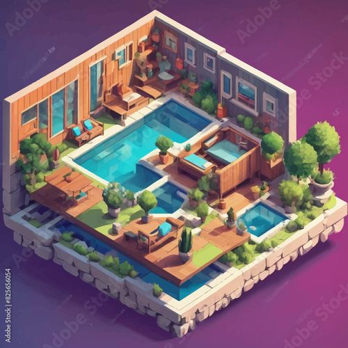 illustration design building