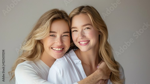 portrait of two women