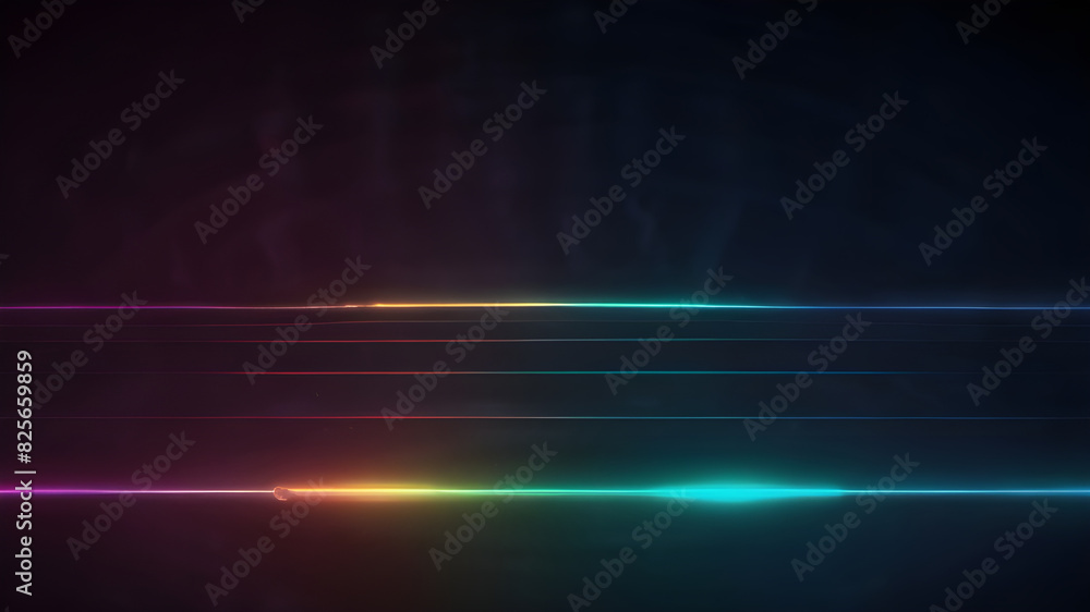 Obraz premium Straight Motion Lines Against Luminescent Backdrops