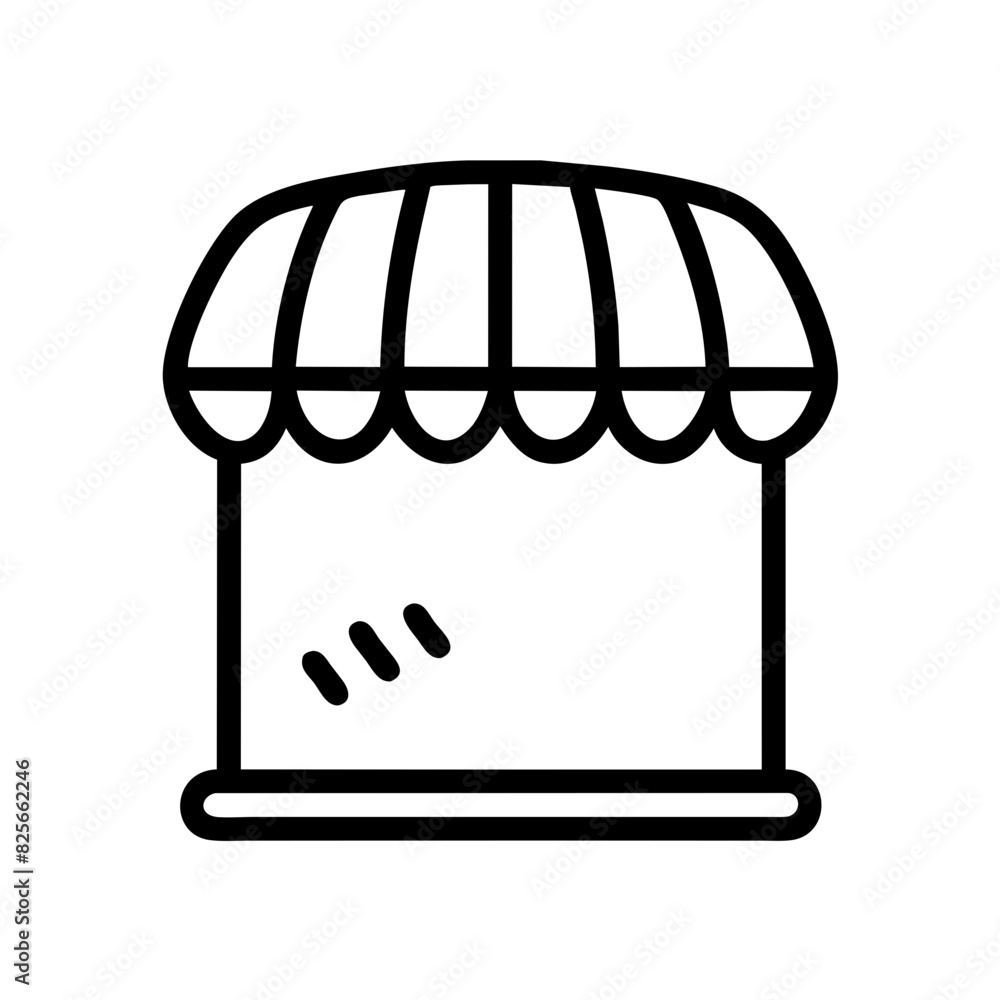Shop Market Icon Outline Shop Market Icon Outline