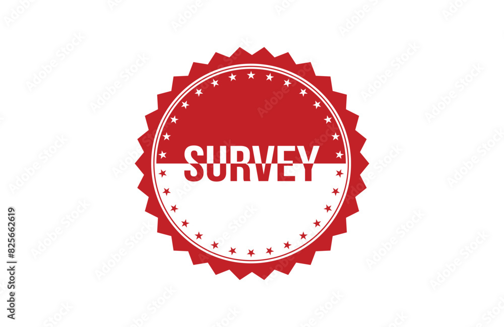 Survey red ribbon label banner. Open available now sign or Survey tag Survey red ribbon label banner. Open available now sign or Survey tag