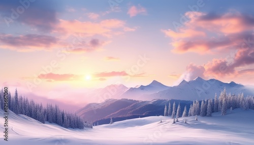 Wallpaper Mural A stunning dramatic sky with vibrant snow winter frozen mountains landscape, beautiful sunset view, cool place in Antarctica Torontodigital.ca