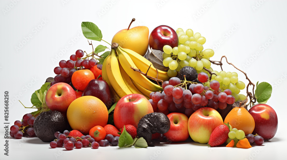 Fresh and beautiful fruits.