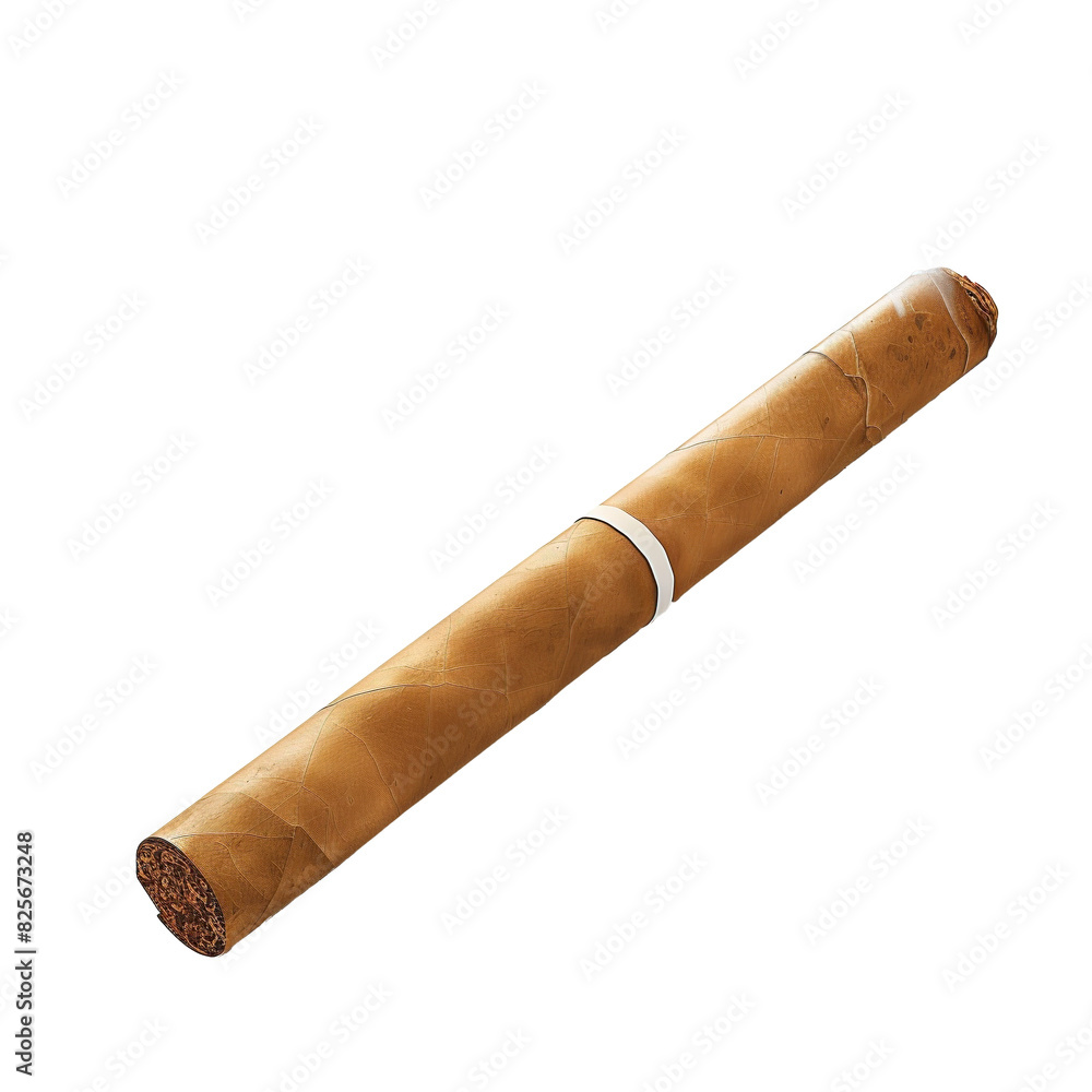 big cigar as element isolated on white background big cigar as element isolated on white background