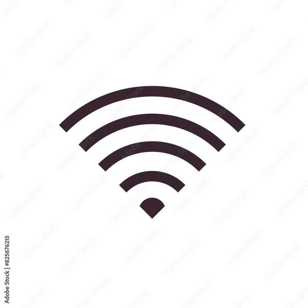 Flat WiFi icon symbol vector Illustration. Flat WiFi icon symbol vector Illustration.