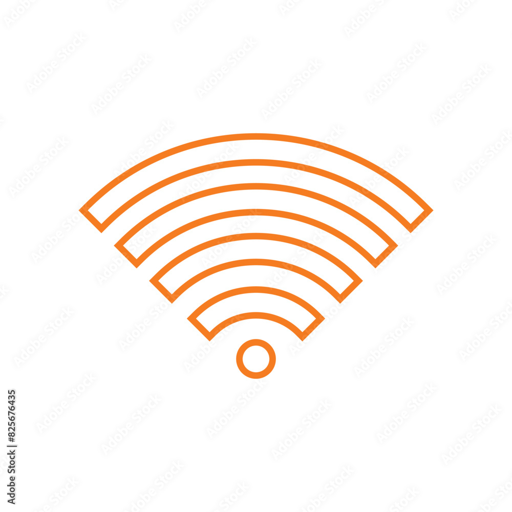 Flat WiFi icon symbol vector Illustration. Flat WiFi icon symbol vector Illustration.