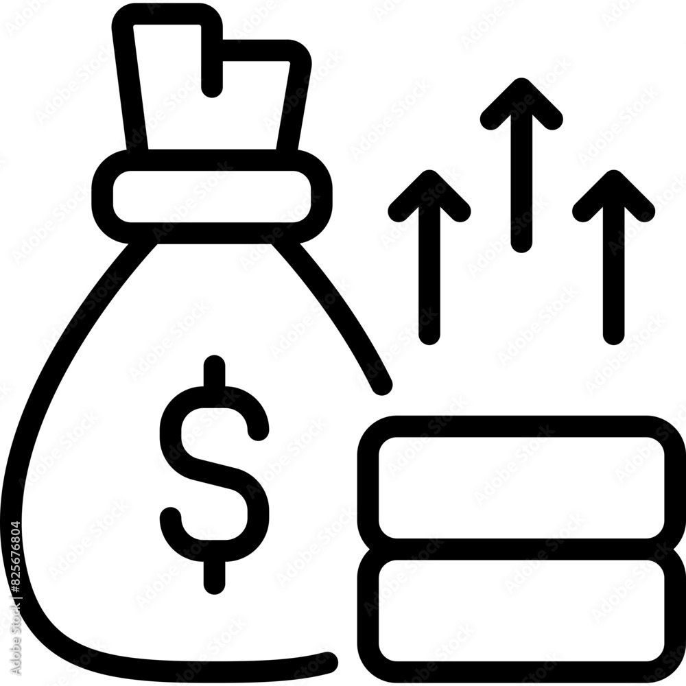 outcome cash icon outcome cash icon