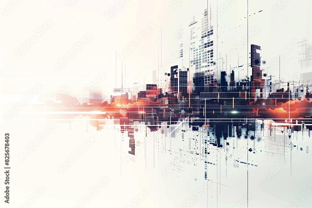 Dynamic blend of tech & finance on white backdrop. Perfect for fintech, digital currencies, and cutting-edge Dynamic blend of tech & finance on white backdrop. Perfect for fintech, digital currencies, and cutting-edge
