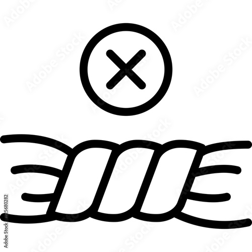 do not wring icon