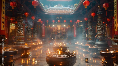 Man Mo Temple A Haven of Devotion and Cultural Heritage in Hong Kong photo