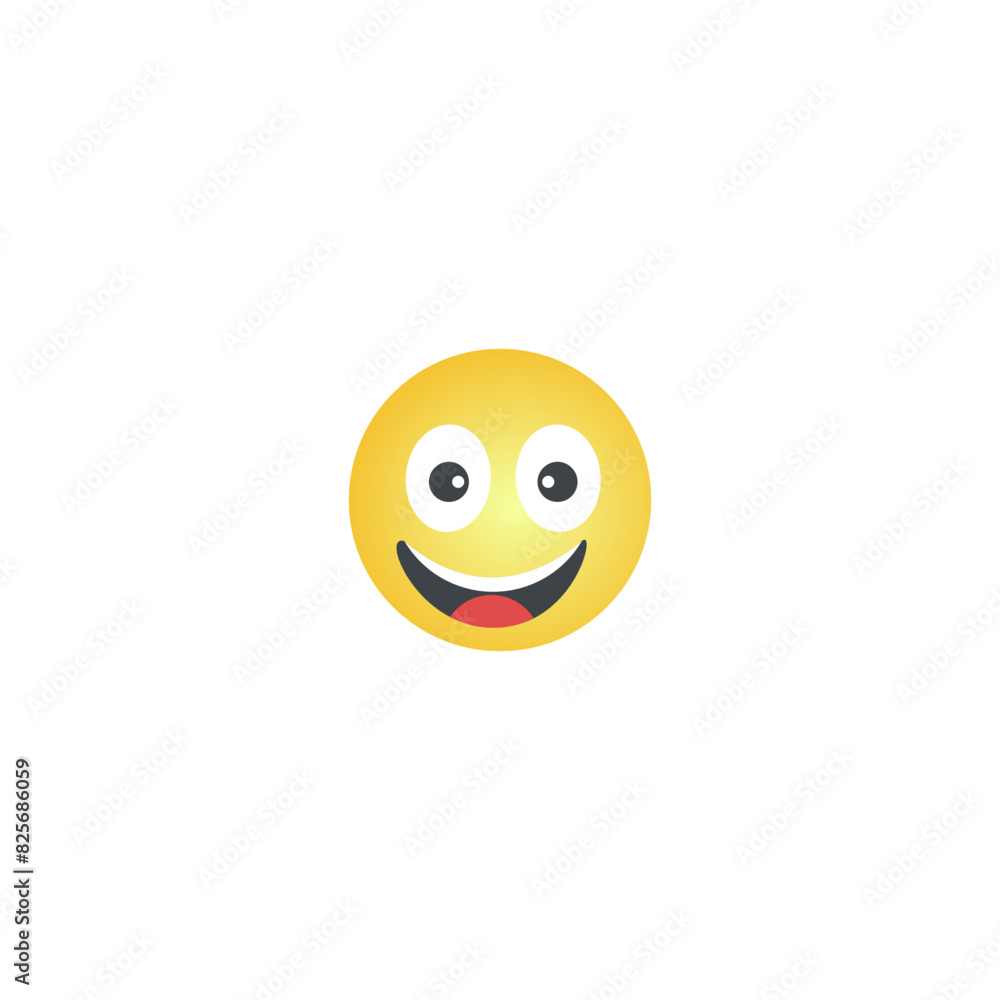 smiley face on white smiley face on white