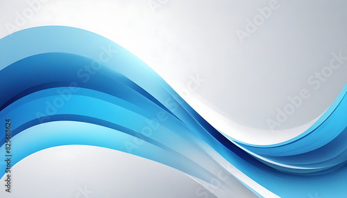 abstract blue wave background