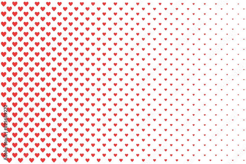 Blended geometric heart on white pattern. Halftone effect wallpaper. Valentine's day background. Abstract geometric texture design. Blended geometric heart on white pattern. Halftone effect wallpaper. Valentine's day background. Abstract geometric texture design.
