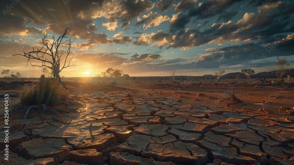 A sobering image capturing the stark reality of global warming's impact ...