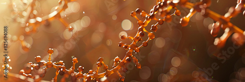 long chains of starch molecules, generative AI photo
