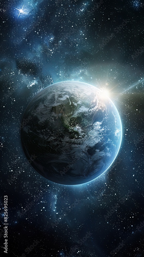 Naklejka premium An interstellar trade agreement between Earth and an alien federation is signed, with news channels highlighting the economic and technological benefits