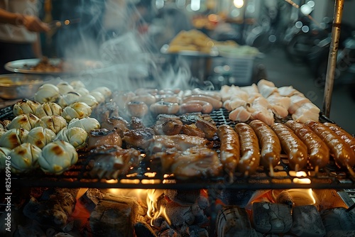 Savoring the Flavors of Bangkok A StreetSide Barbeque Extravaganza photo