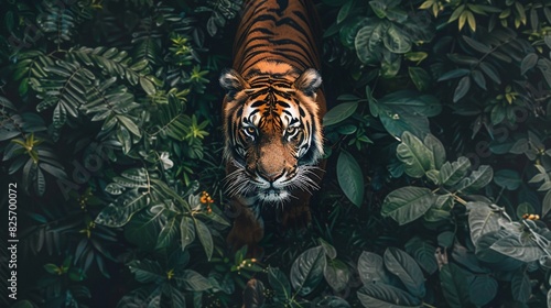 Portrait of tiger in the jungle © Supersubstd
