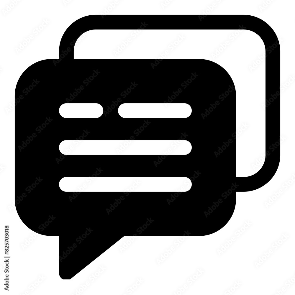 Chat icon for instant messaging and customer support Chat icon for instant messaging and customer support