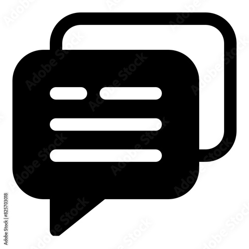 Chat icon for instant messaging and customer support © Ian Anandara