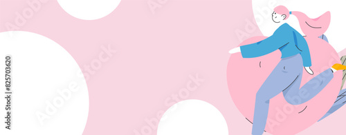 3.12 International Women's Day professional women flat character vector concept operation hand drawn illustration
