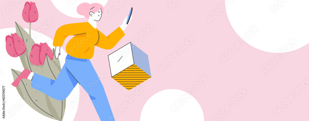 3.12 International Women's Day professional women flat character vector concept operation hand drawn illustration
3.12 International Women's Day professional women flat character vector concept operation hand drawn illustration