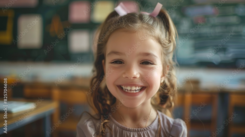 An Elementary School Girl Beaming At The Camera, Her Face Full Of Enthusiasm And Readiness To Learn, Hd Images An Elementary School Girl Beaming At The Camera, Her Face Full Of Enthusiasm And Readiness To Learn, Hd Images