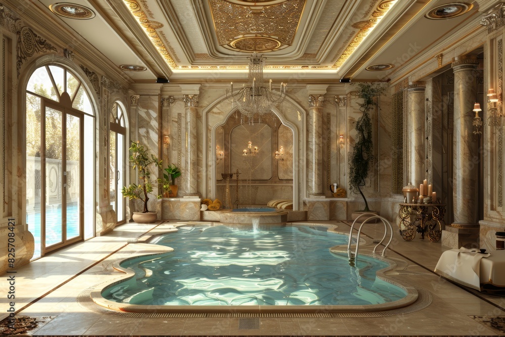 Fototapeta premium Classical Indoor Pool