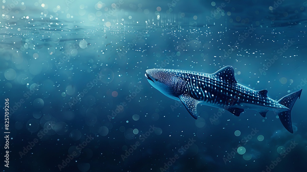whale shark on a surface whale shark on a surface