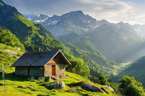 Discovering the Serene Splendor of Europe's Mountainous Landscapes - generative ai