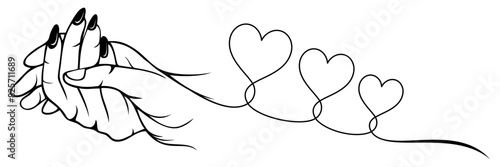 holding hands romantically 