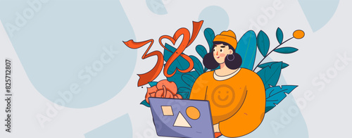 3.12 International Women's Day professional women flat character vector concept operation hand drawn illustration
