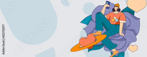 3.12 International Women's Day professional women flat character vector concept operation hand drawn illustration
