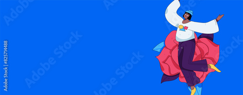 3.12 International Women's Day professional women flat character vector concept operation hand drawn illustration
