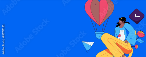 3.12 International Women's Day professional women flat character vector concept operation hand drawn illustration
